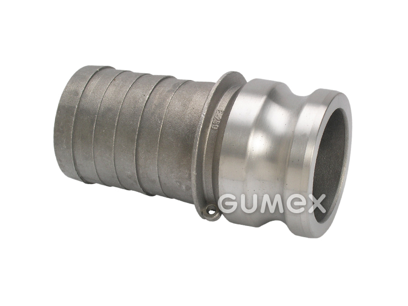 KAMLOK Nippel DN15, Schlauchdorn 13mm, 10bar, -30°C/+90°C, Aluminium, 